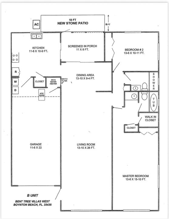 En Venta: $310,000 (2 camas, 2 baños, 1404 Pies cuadrados)