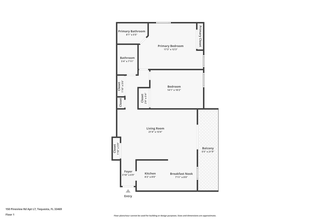 На продажу: $300,000 (2 спален, 2 ванн, 1100 Квадратных фут)