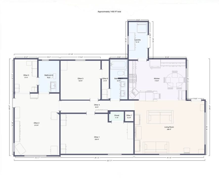 Active With Contract: $355,000 (3 beds, 2 baths, 1401 Square Feet)