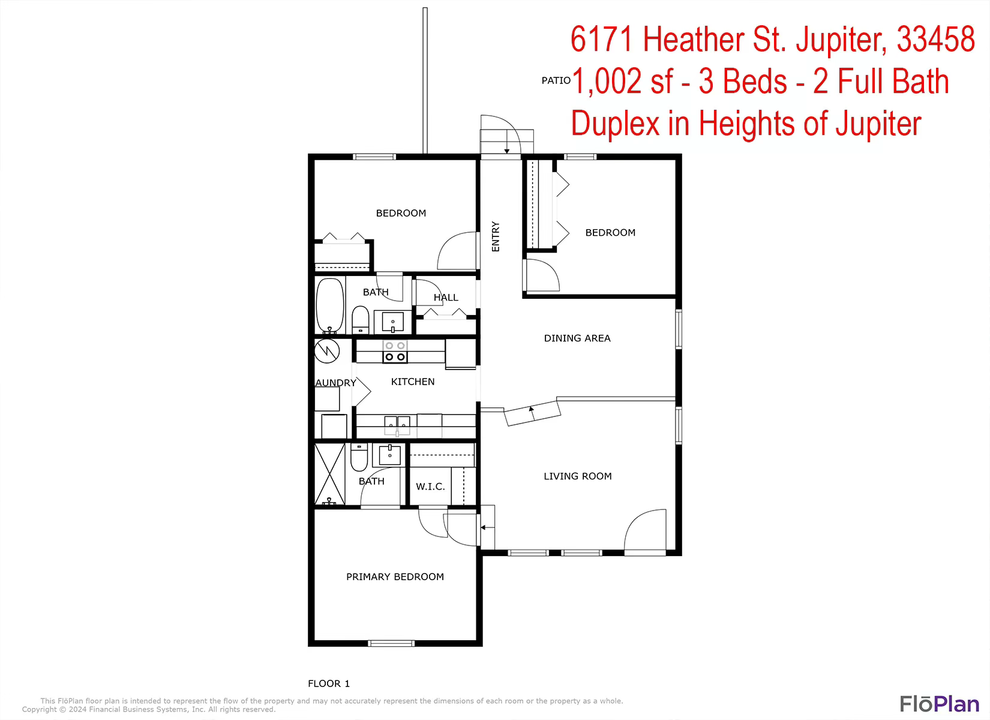 В аренду: $2,575 (3 спален, 2 ванн, 1002 Квадратных фут)