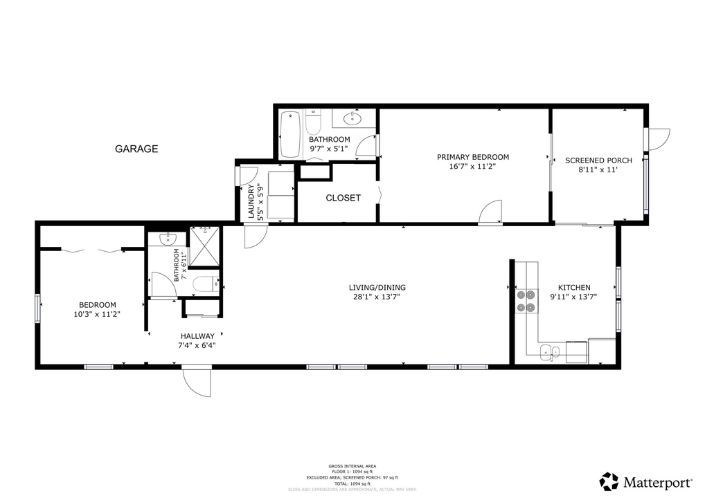 待售: $199,000 (2 贝兹, 2 浴室, 1114 平方英尺)