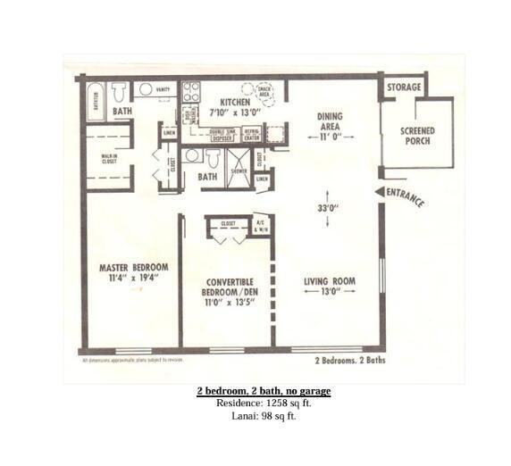 For Sale: $223,000 (2 beds, 2 baths, 1238 Square Feet)