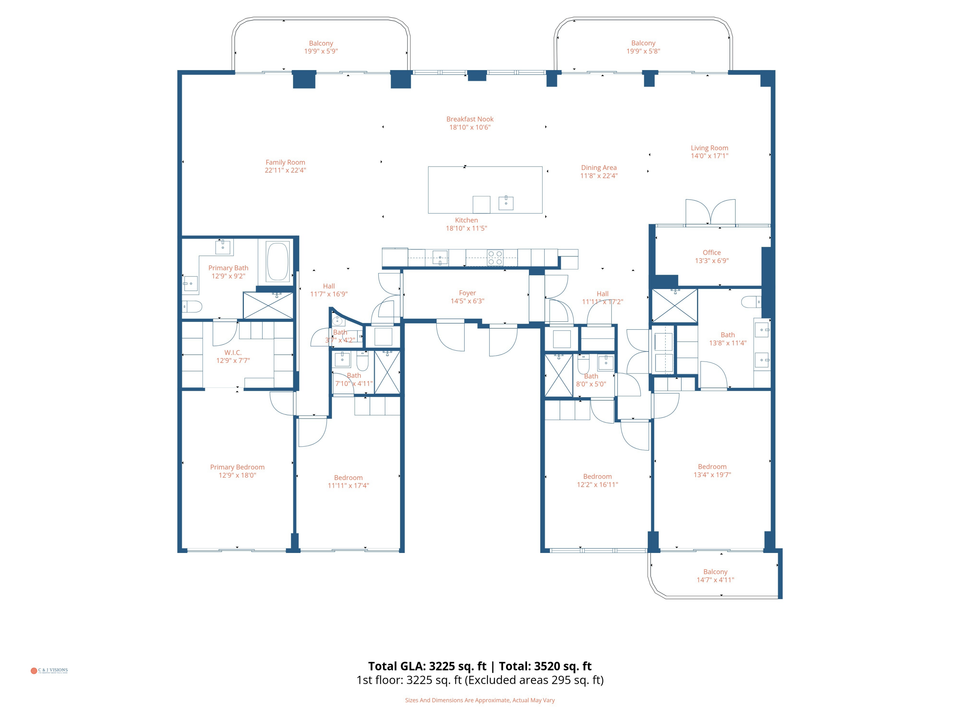 На продажу: $5,400,000 (4 спален, 4 ванн, 3052 Квадратных фут)