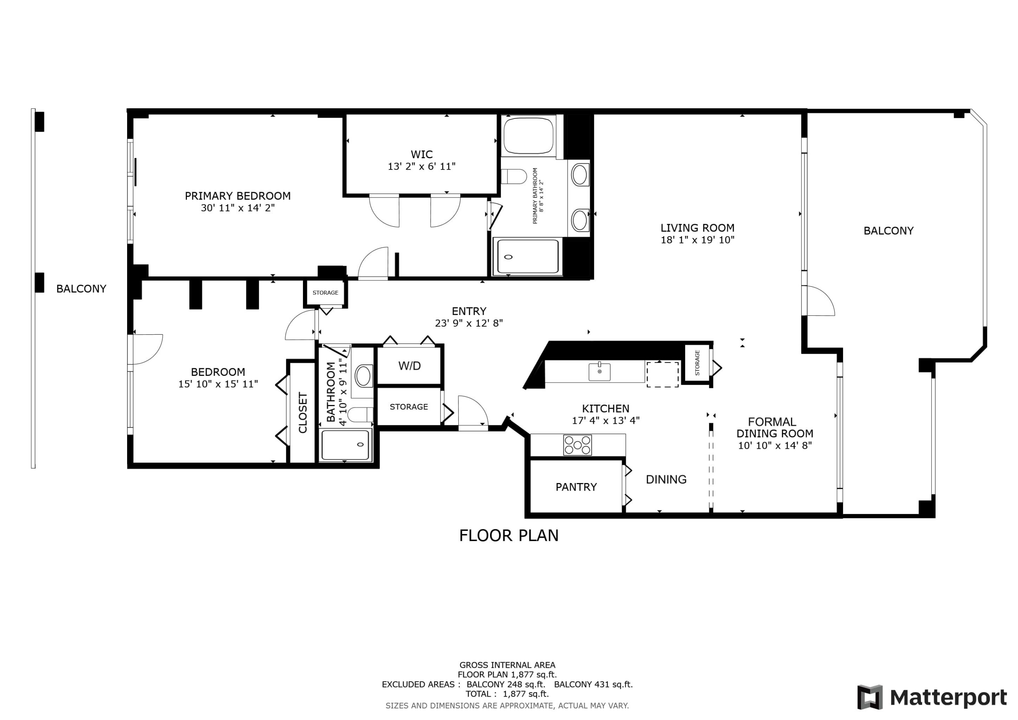 For Sale: $695,000 (2 beds, 2 baths, 1915 Square Feet)