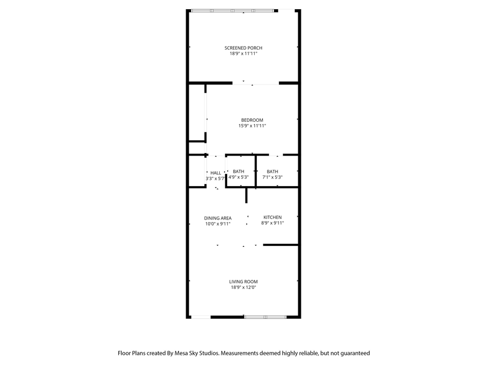 На продажу: $142,000 (1 спален, 1 ванн, 760 Квадратных фут)