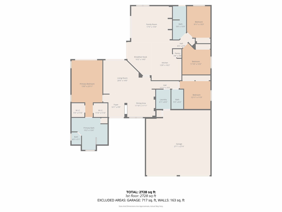 На продажу: $1,095,000 (4 спален, 3 ванн, 2728 Квадратных фут)