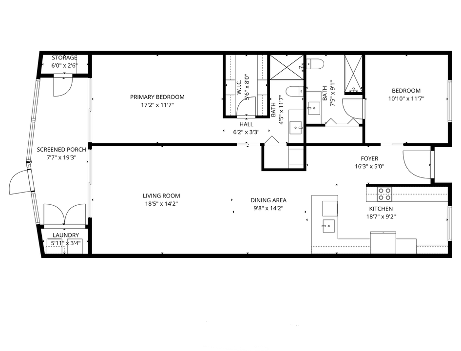 待售: $300,000 (2 贝兹, 2 浴室, 1300 平方英尺)