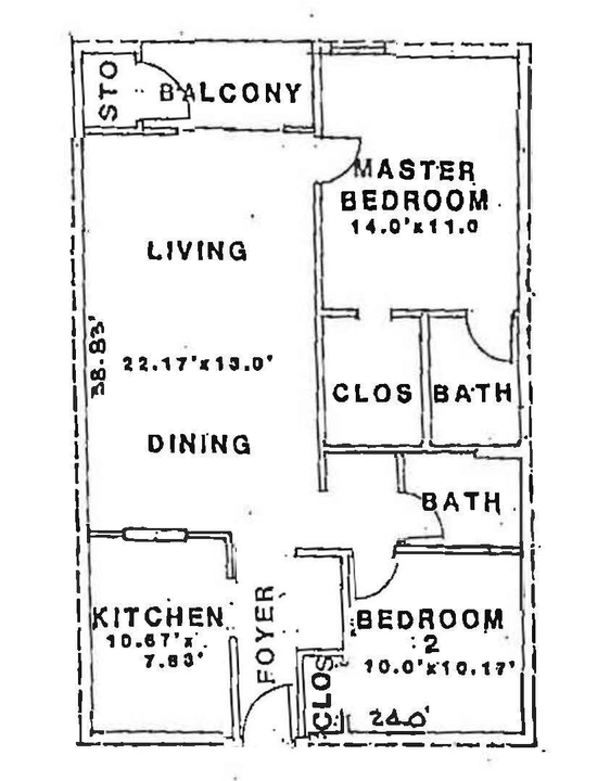 For Rent: $2,200 (2 beds, 2 baths, 912 Square Feet)