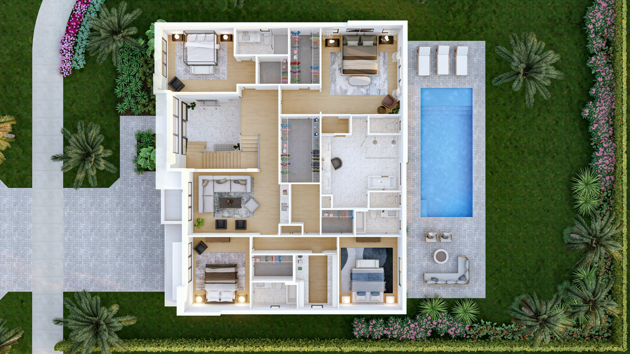 合同活跃: $3,450,000 (6 贝兹, 5 浴室, 4854 平方英尺)