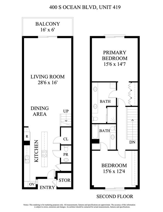 For Rent: $19,500 (2 beds, 2 baths, 1716 Square Feet)