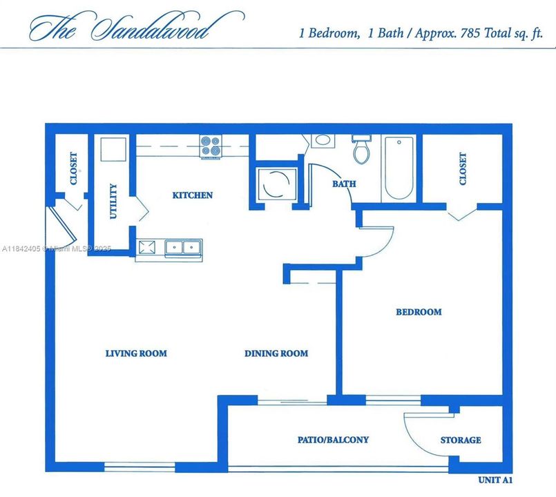 En Venta: $185,000 (1 camas, 1 baños, 785 Pies cuadrados)