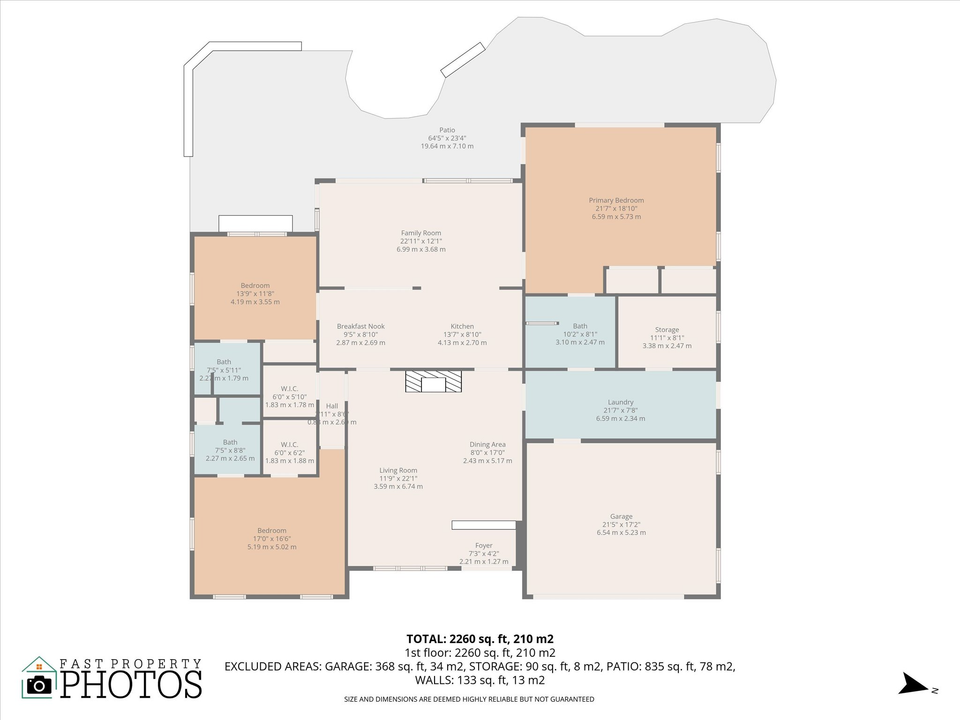 На продажу: $1,440,000 (3 спален, 3 ванн, 2260 Квадратных фут)