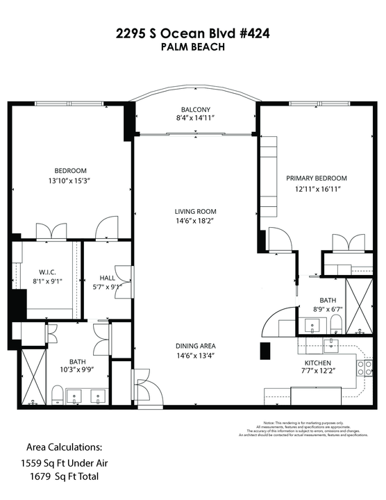 For Sale: $1,395,000 (2 beds, 2 baths, 1559 Square Feet)
