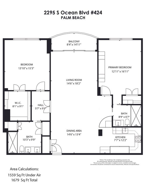 For Sale: $1,395,000 (2 beds, 2 baths, 1559 Square Feet)