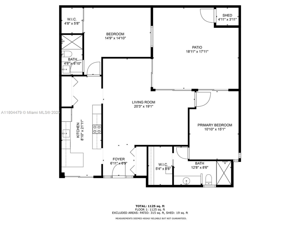 For Sale: $314,900 (2 beds, 2 baths, 1106 Square Feet)
