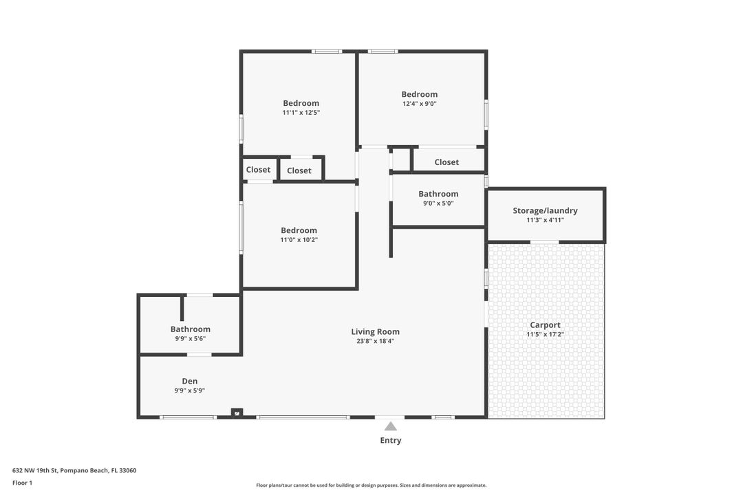 待售: $350,000 (3 贝兹, 2 浴室, 1020 平方英尺)