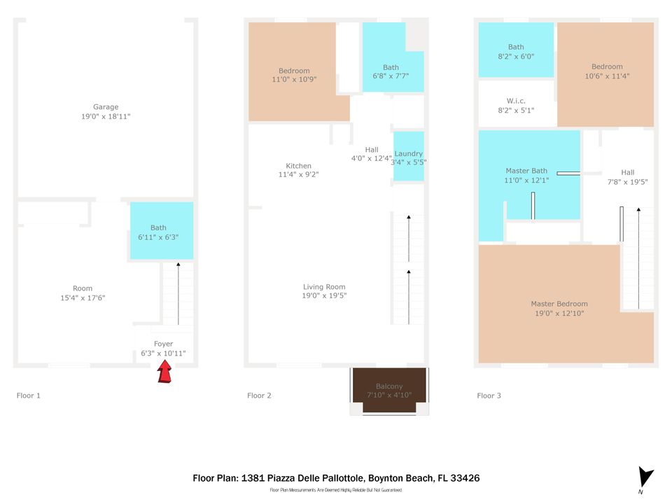 For Rent: $2,900 (3 beds, 3 baths, 1880 Square Feet)