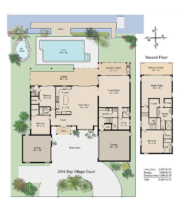 En Venta: $4,248,000 (4 camas, 4 baños, 4425 Pies cuadrados)