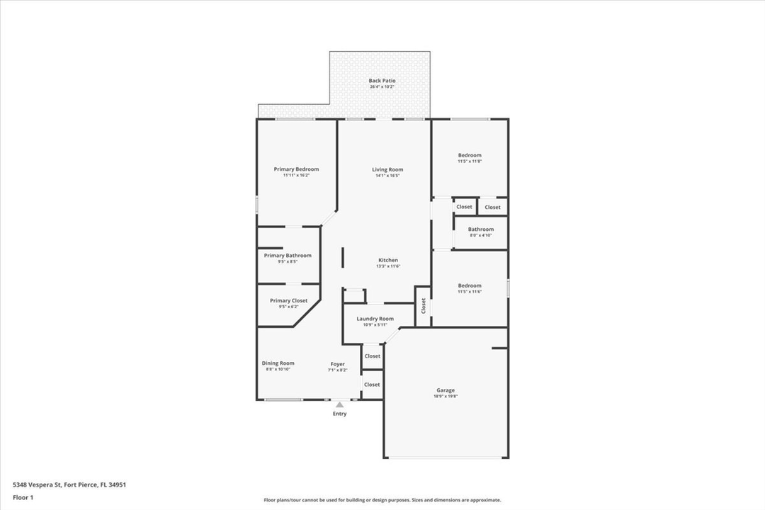 For Sale: $300,000 (3 beds, 2 baths, 1477 Square Feet)