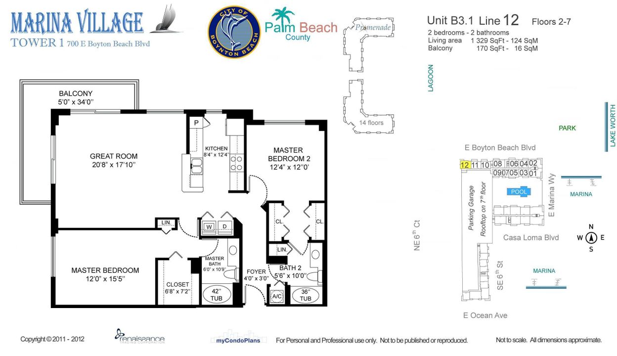 На продажу: $459,000 (2 спален, 2 ванн, 1329 Квадратных фут)