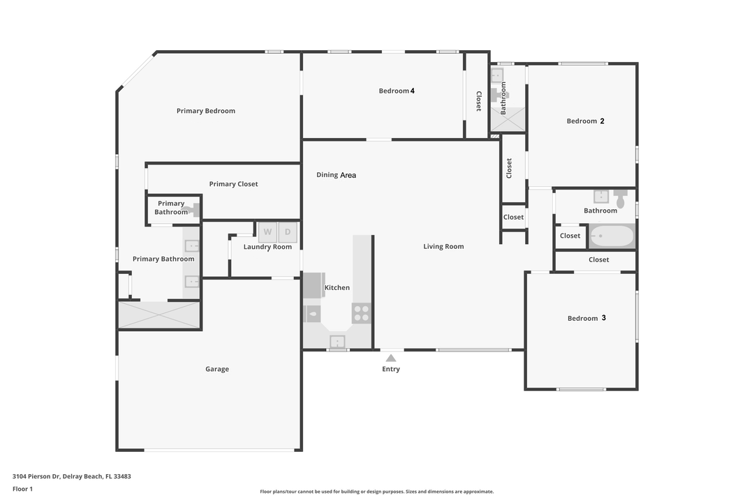 出租: $5,000 (4 贝兹, 3 浴室, 2053 平方英尺)