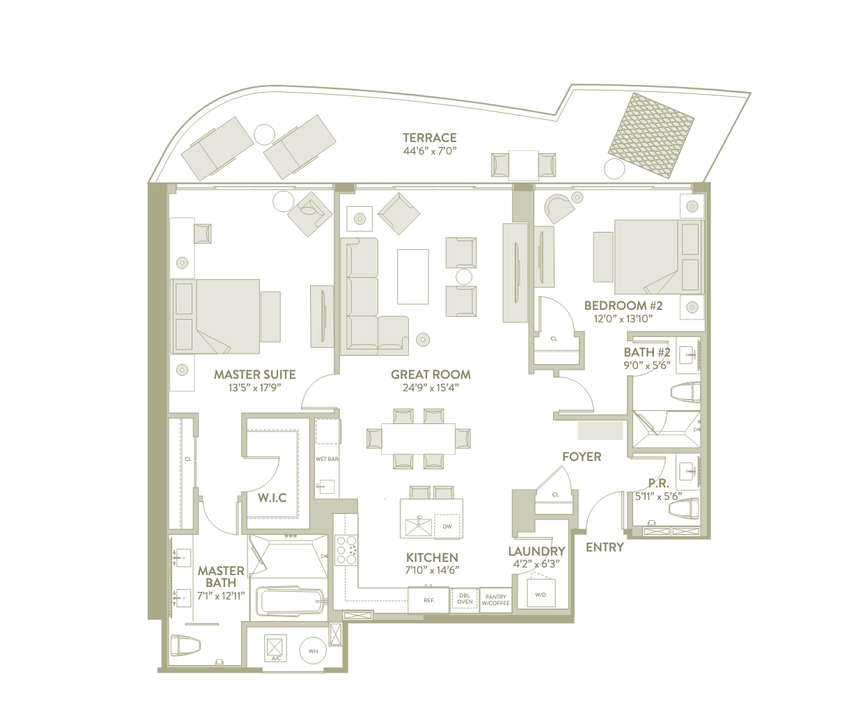 For Sale: $1,975,000 (2 beds, 2 baths, 1449 Square Feet)