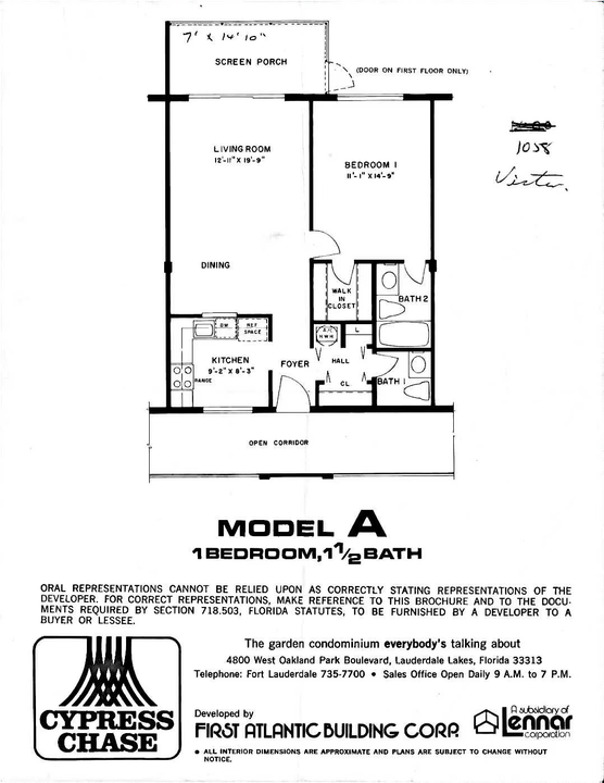 Activo con contrato: $49,000 (1 camas, 1 baños, 705 Pies cuadrados)