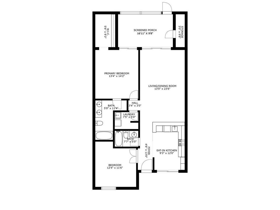 На продажу: $399,000 (2 спален, 2 ванн, 1411 Квадратных фут)