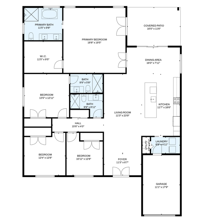 待售: $1,150,000 (4 贝兹, 3 浴室, 2478 平方英尺)