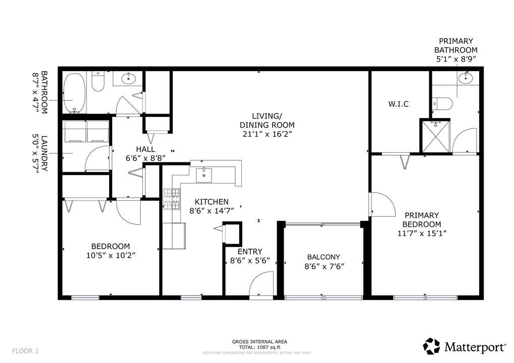 На продажу: $170,000 (2 спален, 2 ванн, 1040 Квадратных фут)