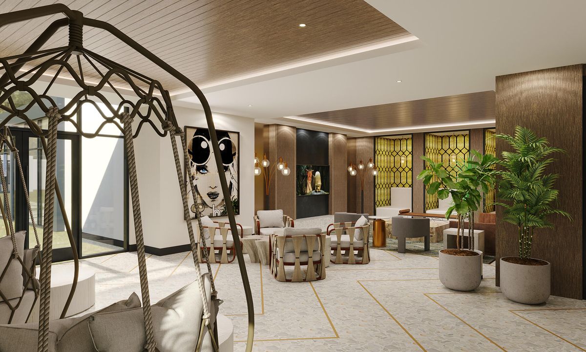 В аренду: $3,853 (2 спален, 2 ванн, 1088 Квадратных фут)