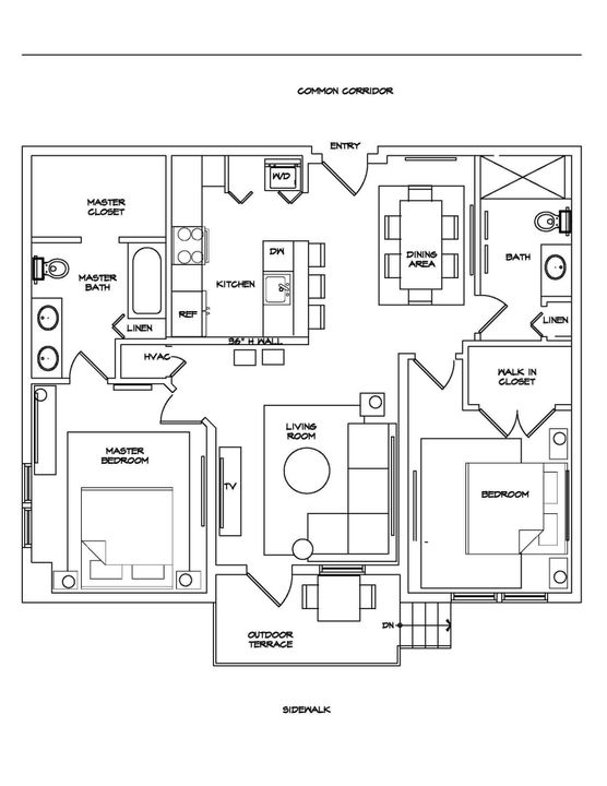 出租: $4,250 (2 贝兹, 2 浴室, 1121 平方英尺)
