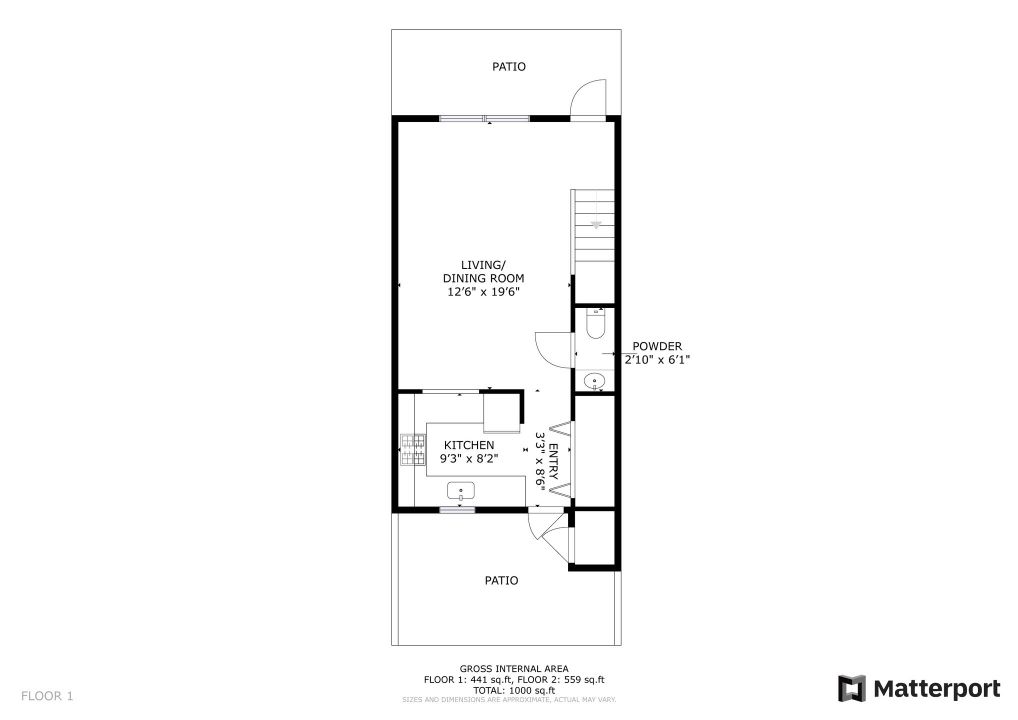 待售: $300,000 (2 贝兹, 1 浴室, 1088 平方英尺)
