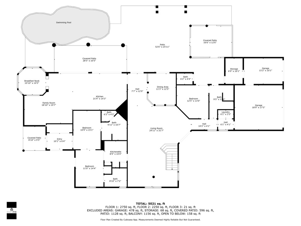 For Rent: $30,000 (6 beds, 5 baths, 6100 Square Feet)