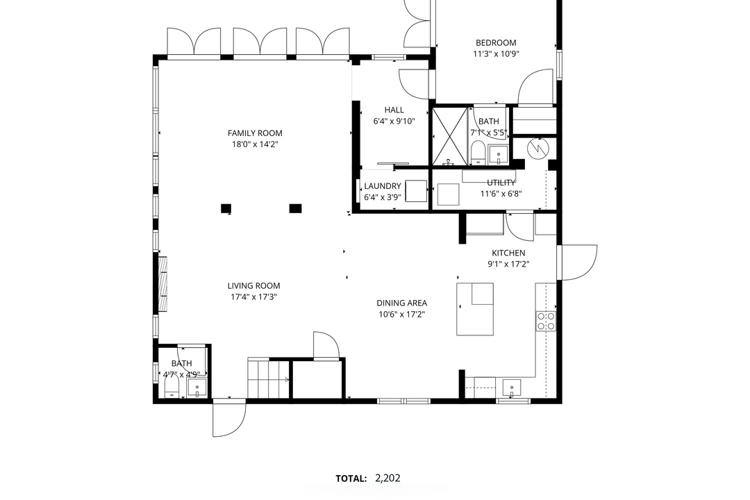待售: $2,310,000 (4 贝兹, 3 浴室, 2202 平方英尺)