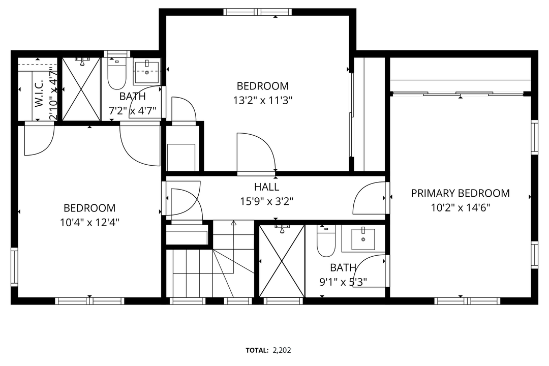 待售: $2,310,000 (4 贝兹, 3 浴室, 2202 平方英尺)