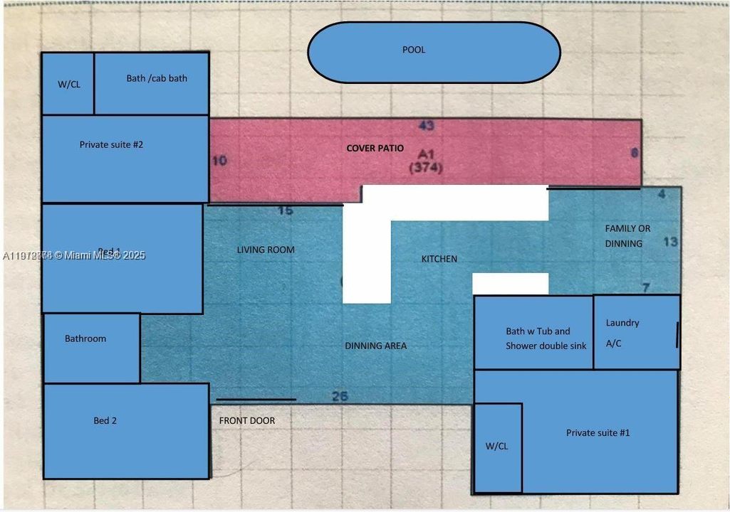 В аренду: $8,500 (4 спален, 3 ванн, 2227 Квадратных фут)