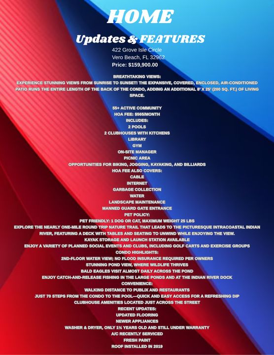 En Venta: $159,000 (2 camas, 2 baños, 913 Pies cuadrados)