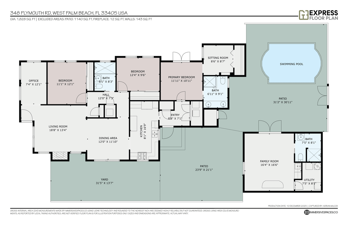 For Sale: $2,250,000 (3 beds, 3 baths, 1918 Square Feet)