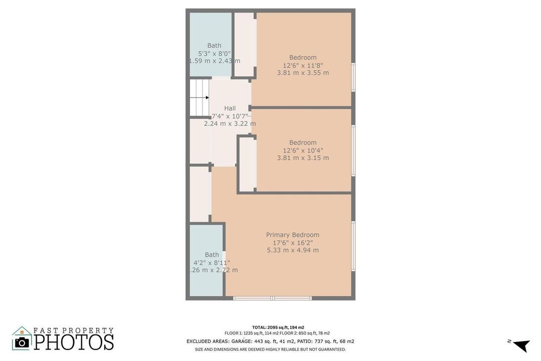 出租: $7,500 (4 贝兹, 3 浴室, 1998 平方英尺)