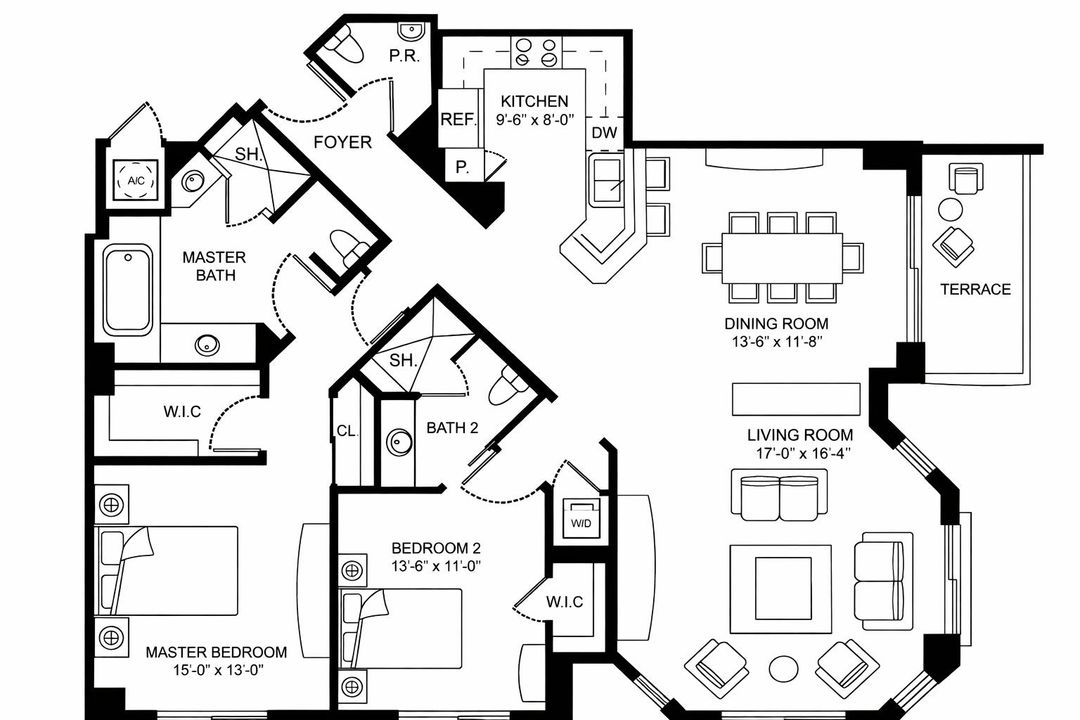 Active With Contract: $1,395,000 (2 beds, 2 baths, 1625 Square Feet)
