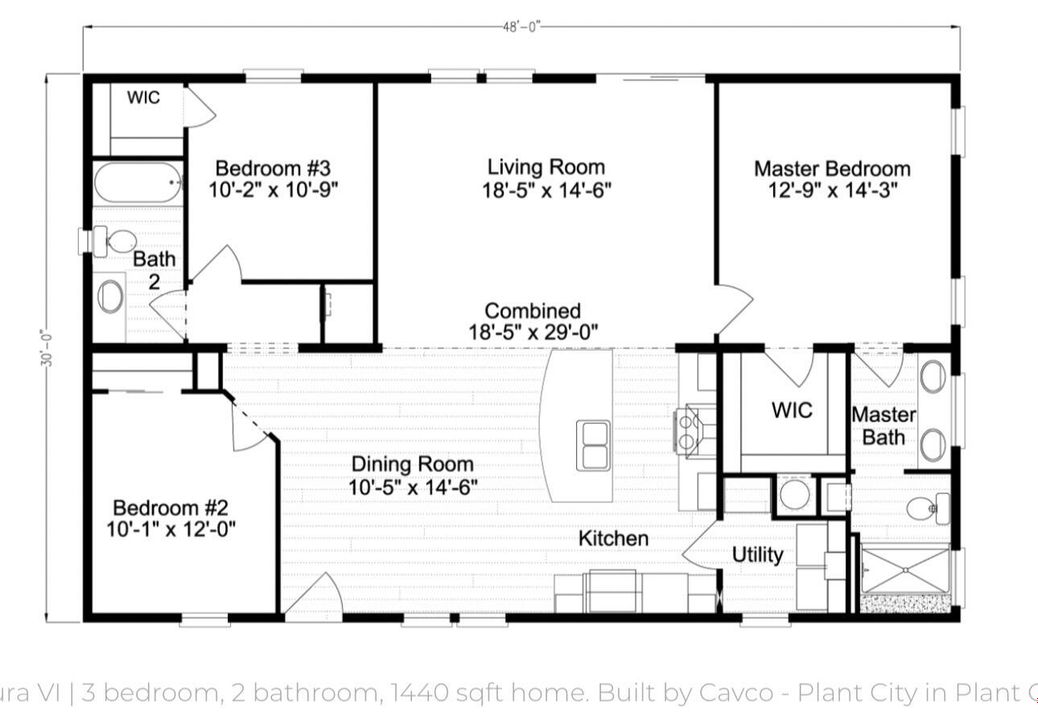 For Sale: $595,000 (3 beds, 2 baths, 1440 Square Feet)