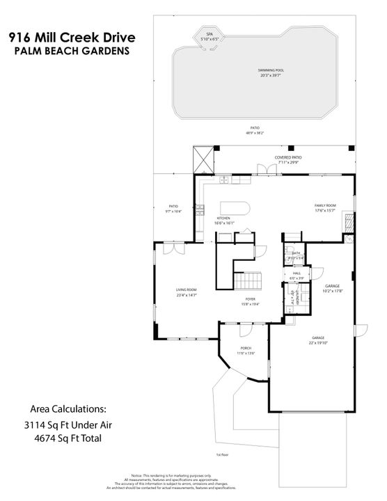 En Venta: $1,485,000 (4 camas, 3 baños, 3114 Pies cuadrados)