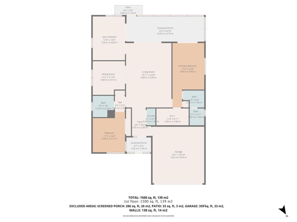 待售: $499,000 (3 贝兹, 2 浴室, 1500 平方英尺)