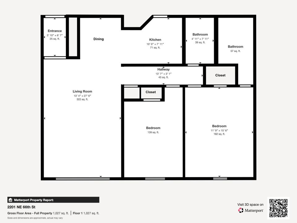 На продажу: $235,000 (2 спален, 2 ванн, 1008 Квадратных фут)