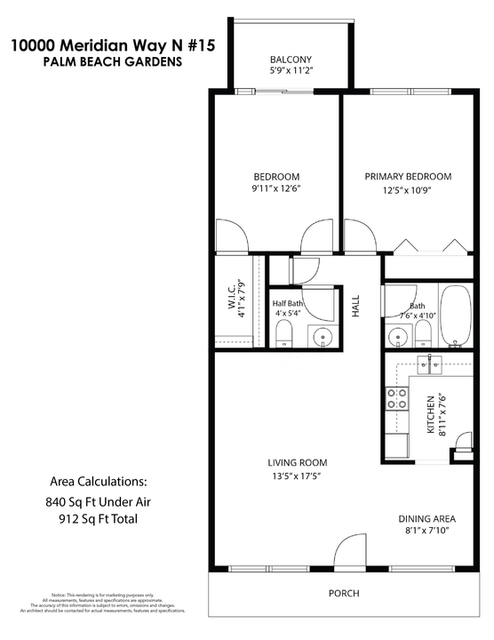 For Sale: $209,900 (2 beds, 1 baths, 840 Square Feet)
