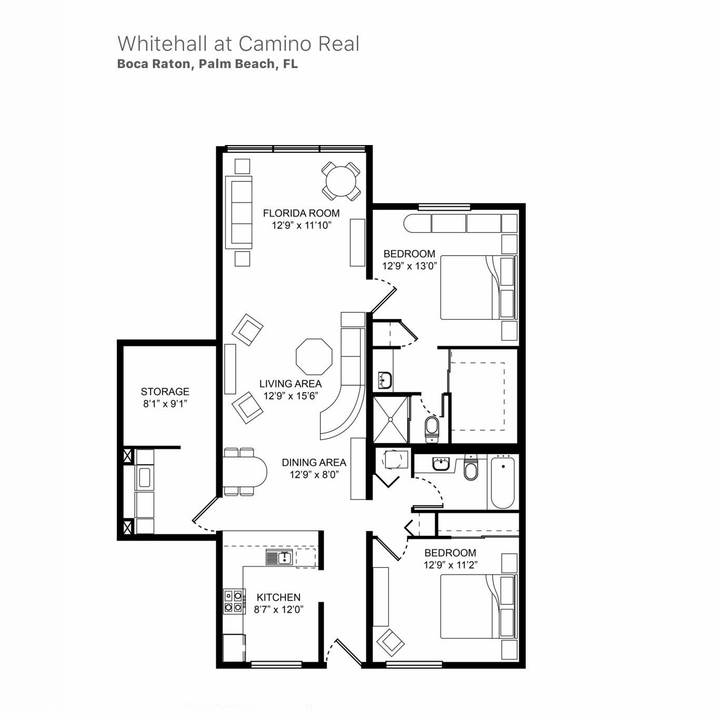 出租: $2,750 (2 贝兹, 2 浴室, 1385 平方英尺)