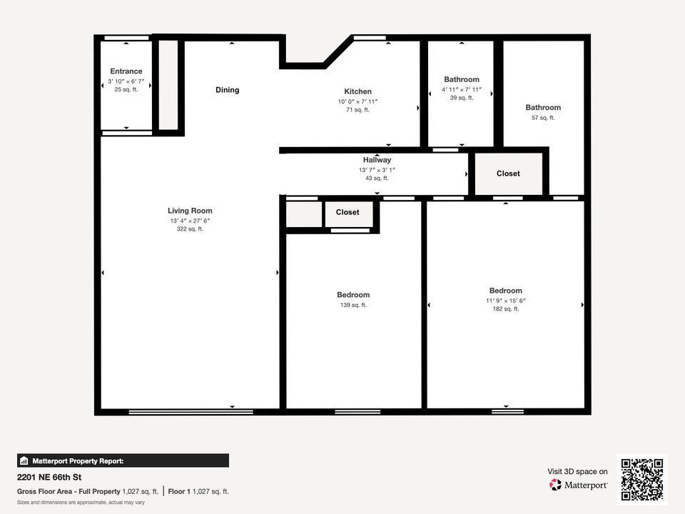 На продажу: $235,000 (2 спален, 2 ванн, 1008 Квадратных фут)