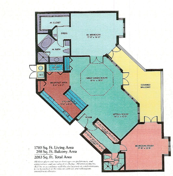 На продажу: $1,275,000 (2 спален, 2 ванн, 1785 Квадратных фут)