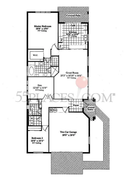 待售: $425,000 (3 贝兹, 2 浴室, 1755 平方英尺)